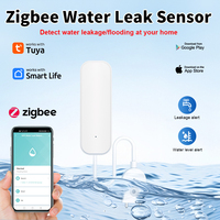 ONENUO Zigbee Water Leak Detector Tuya Water Flood Sensor Smart Life APP Remote Monitoring Flood Alert Overflow Security