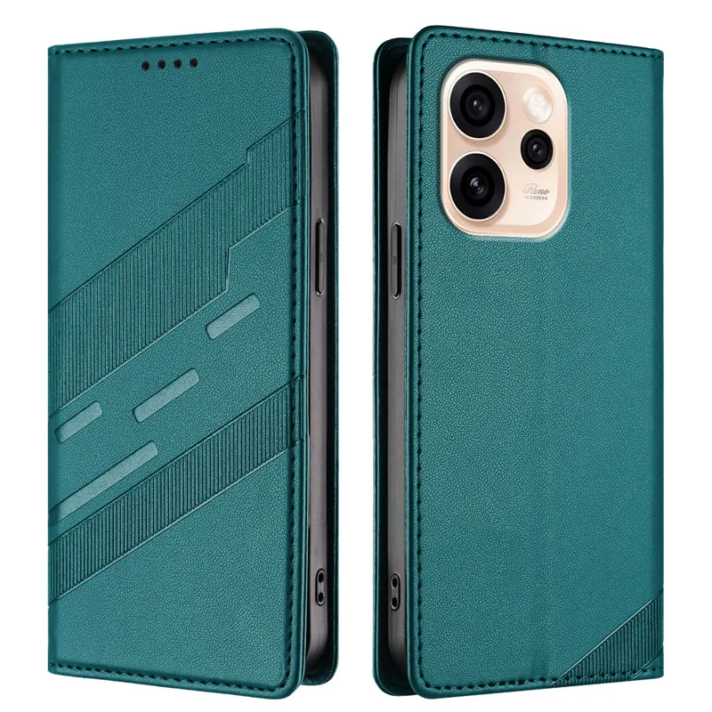 Reno15 Fundas Luxury Flip Phone Case For OPPO Reno 15 14 13 12 FS F Reno15 F Pro Max 4G 5G Wallet Cover Leather Protective Bags