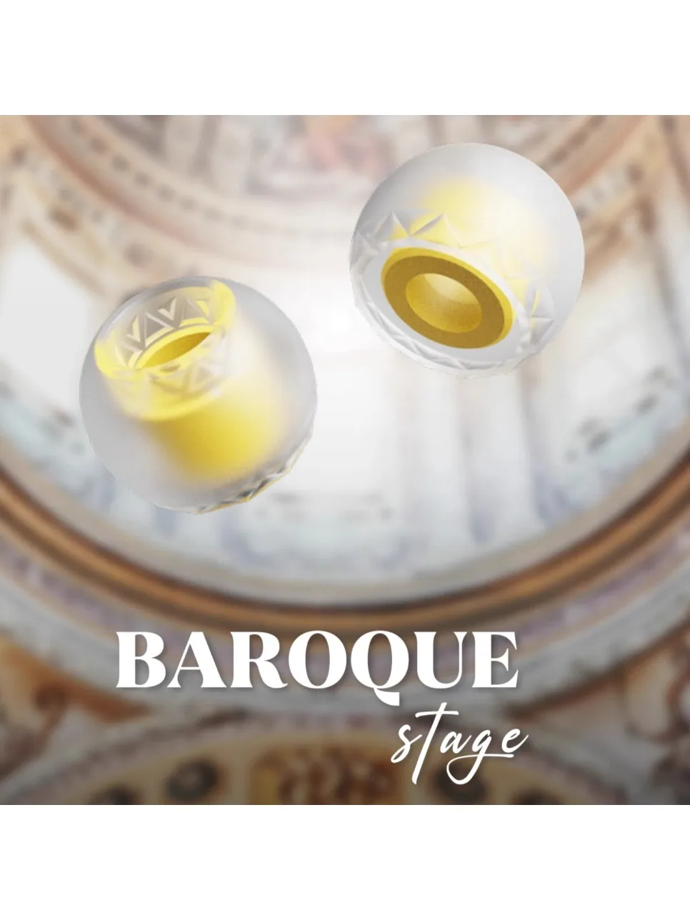 Original Eletech Baroque scène Silicone dans l'oreille moniteur embouts casque luxe écouteurs pour HiFi ie200 TEA2 AKG N5005 Empire oreille