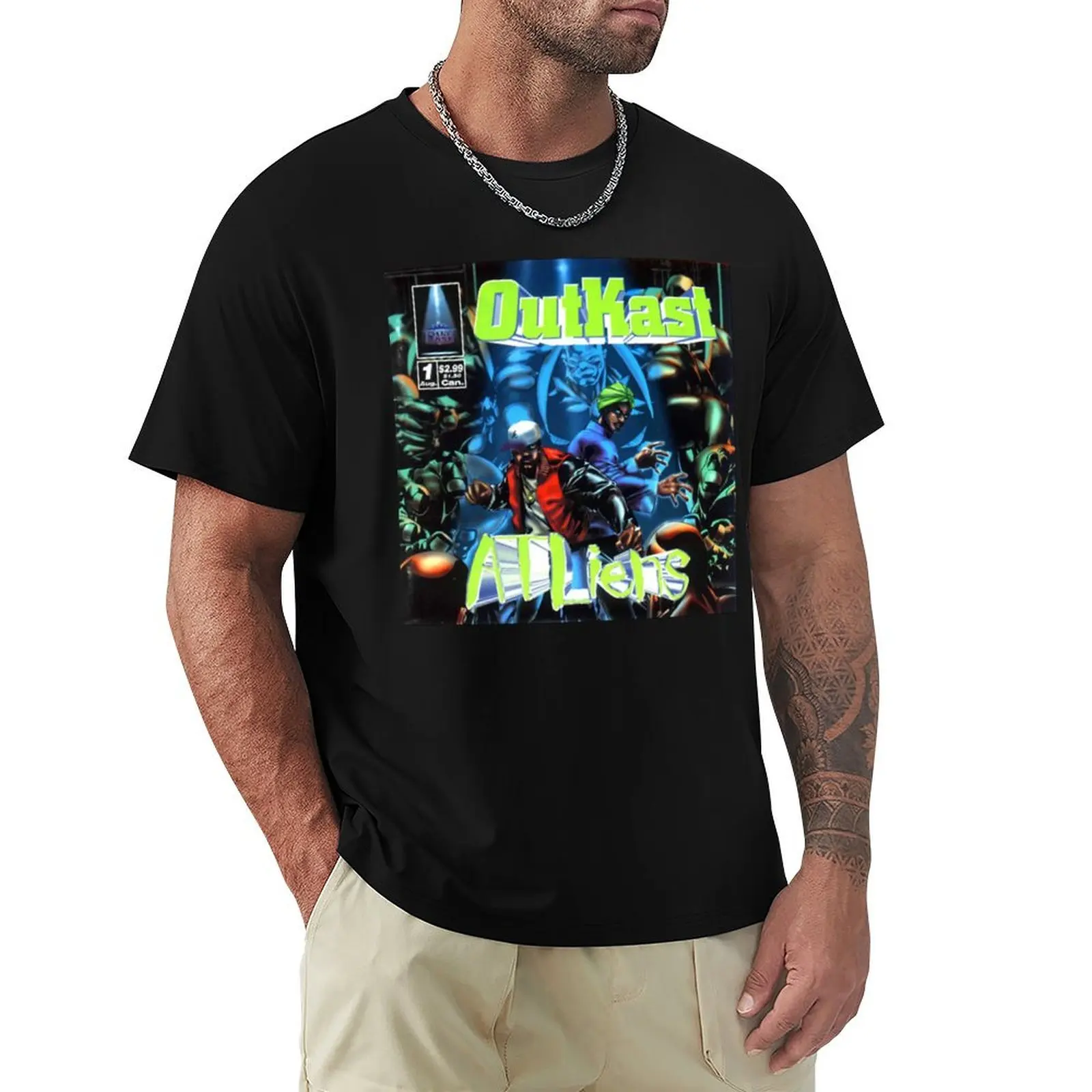 Atliens T-Shirt No Iron Casual Short Sleeve Top