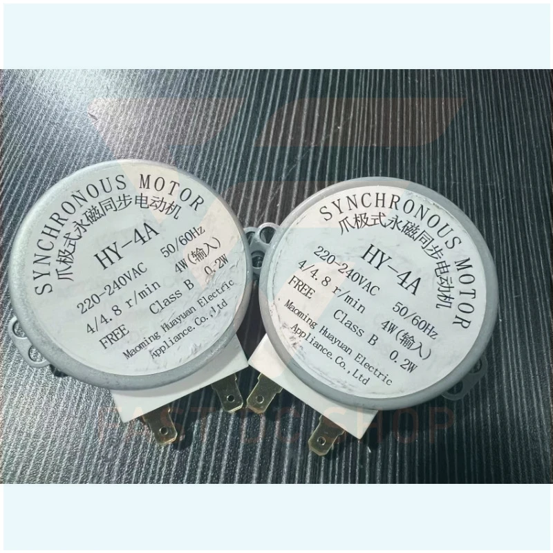 220-240VAC 4/4.8 rotating claw pole permanent magnet synchronous motor HY-4A microwave oven tray 50/60HZ