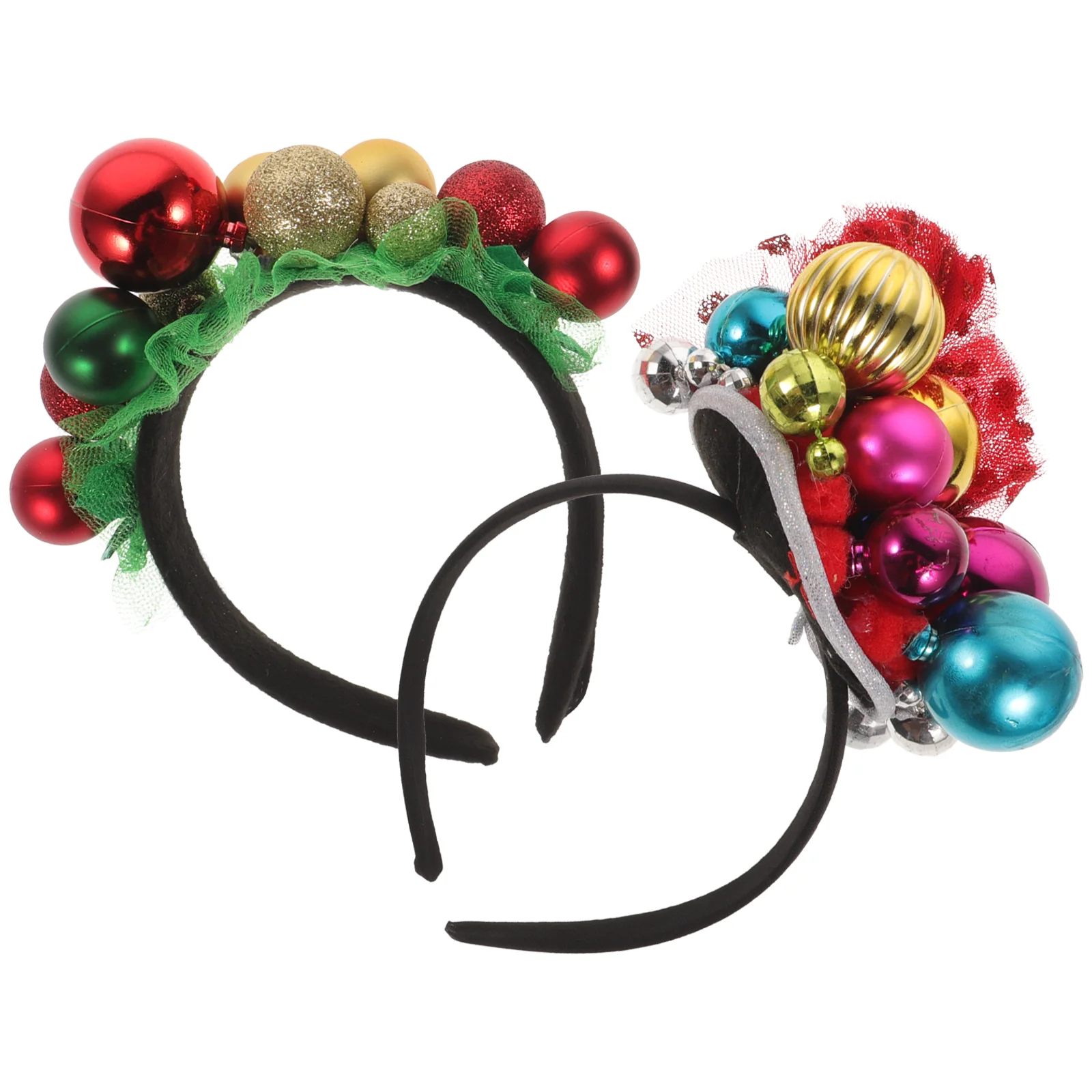 Christmas Headwear Bell Headband Bathroom Decorations Festival Hair Hoops European American Holiday Headbands for Women Clasp