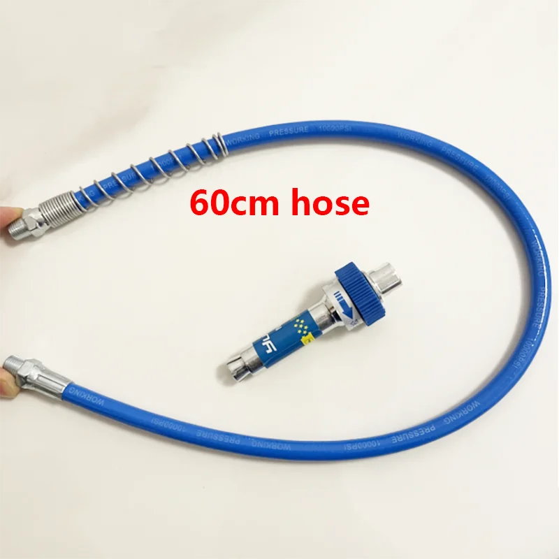 Car Grease Coupler Lock Clamp Type Grease Nozzle Hose Kit High-Pressure Grease Gun Coupling End Connector Lock On Tool