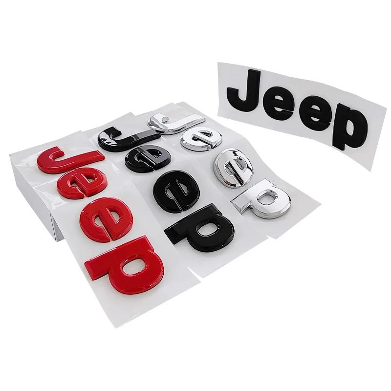 

Эмблема-наклейка на капот, боковины и багажник для Jeep Renegade, Grand Cherokee, Wrangler, Compass, Commander, Patriot, Liberty 2026 года