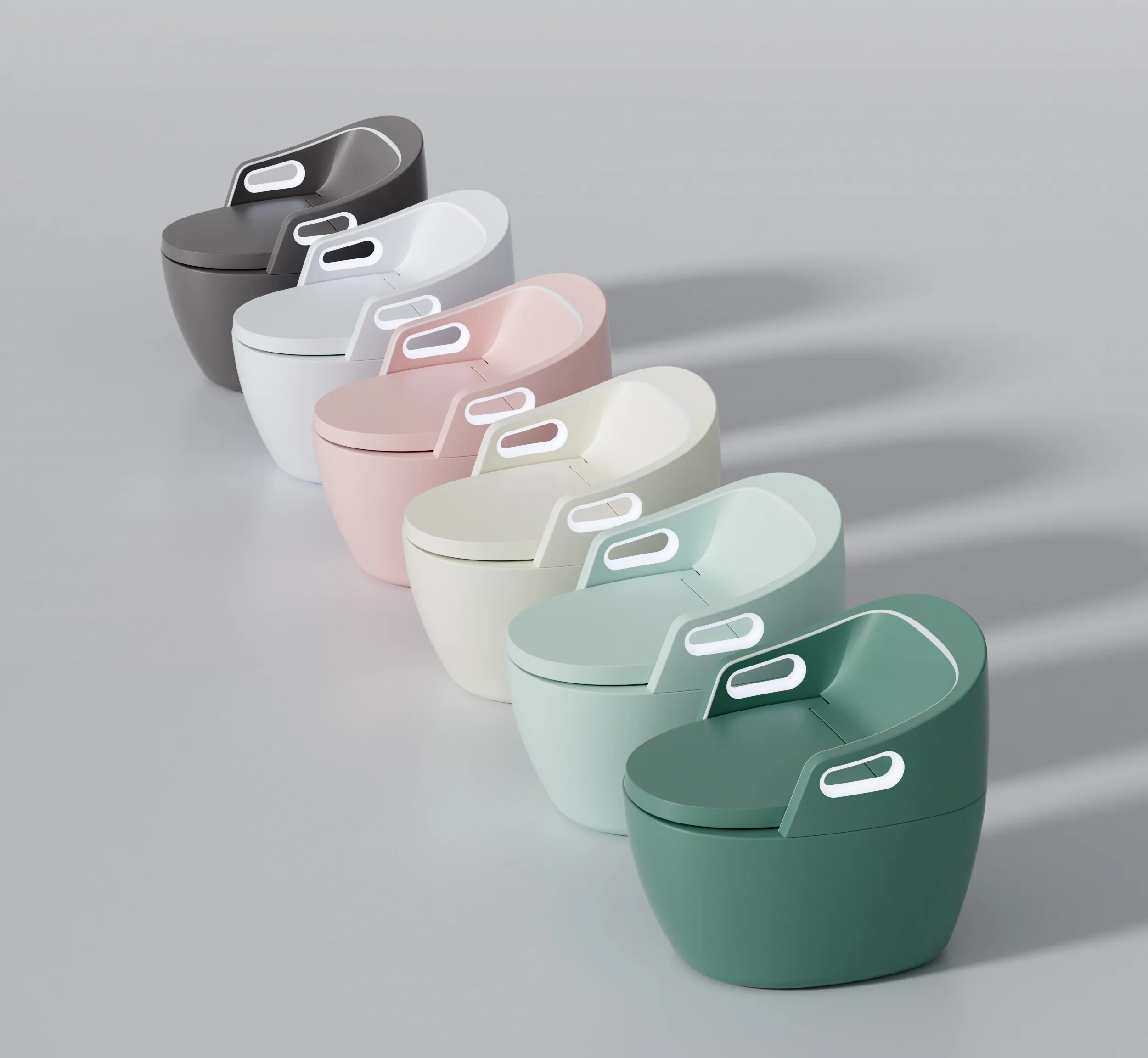 Safety-Enhanced Intelligent Smart Toilet With Support Handles Big Size Auto Open Fully Automatic For Elderly Or Pregnant Women - view 6