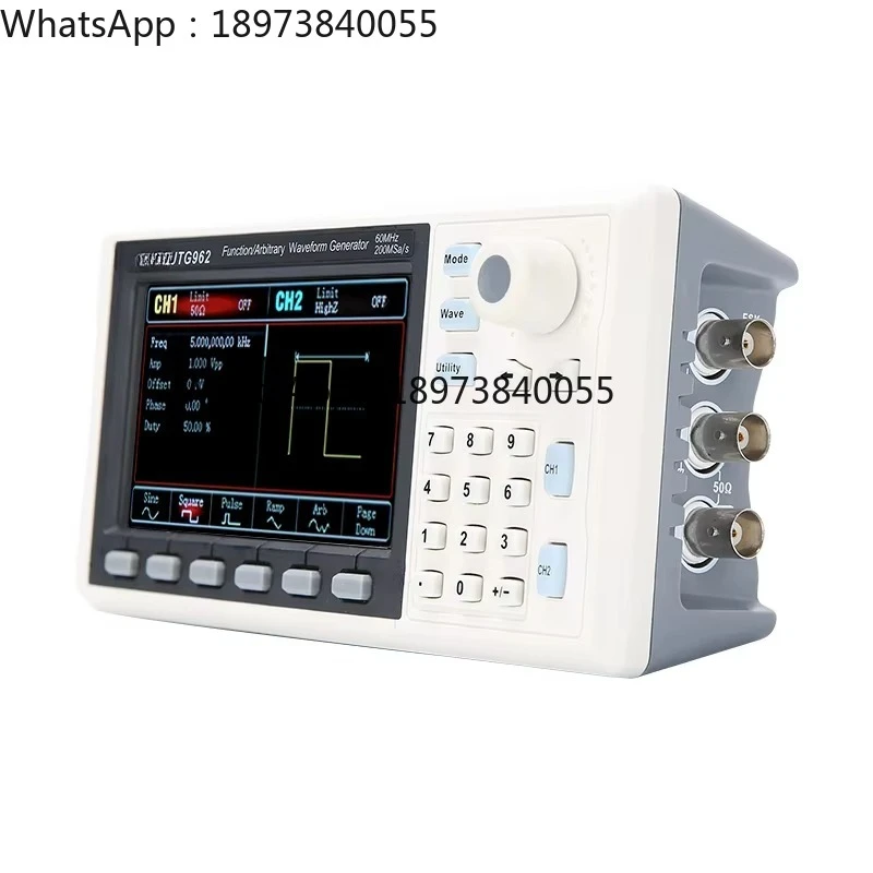 UTG962E 60Mhz UTG932E 30Mhz Function Arbitrary Waveform Generator Signal Source Dual Channel 200MS/s 14bit Frequency Meter