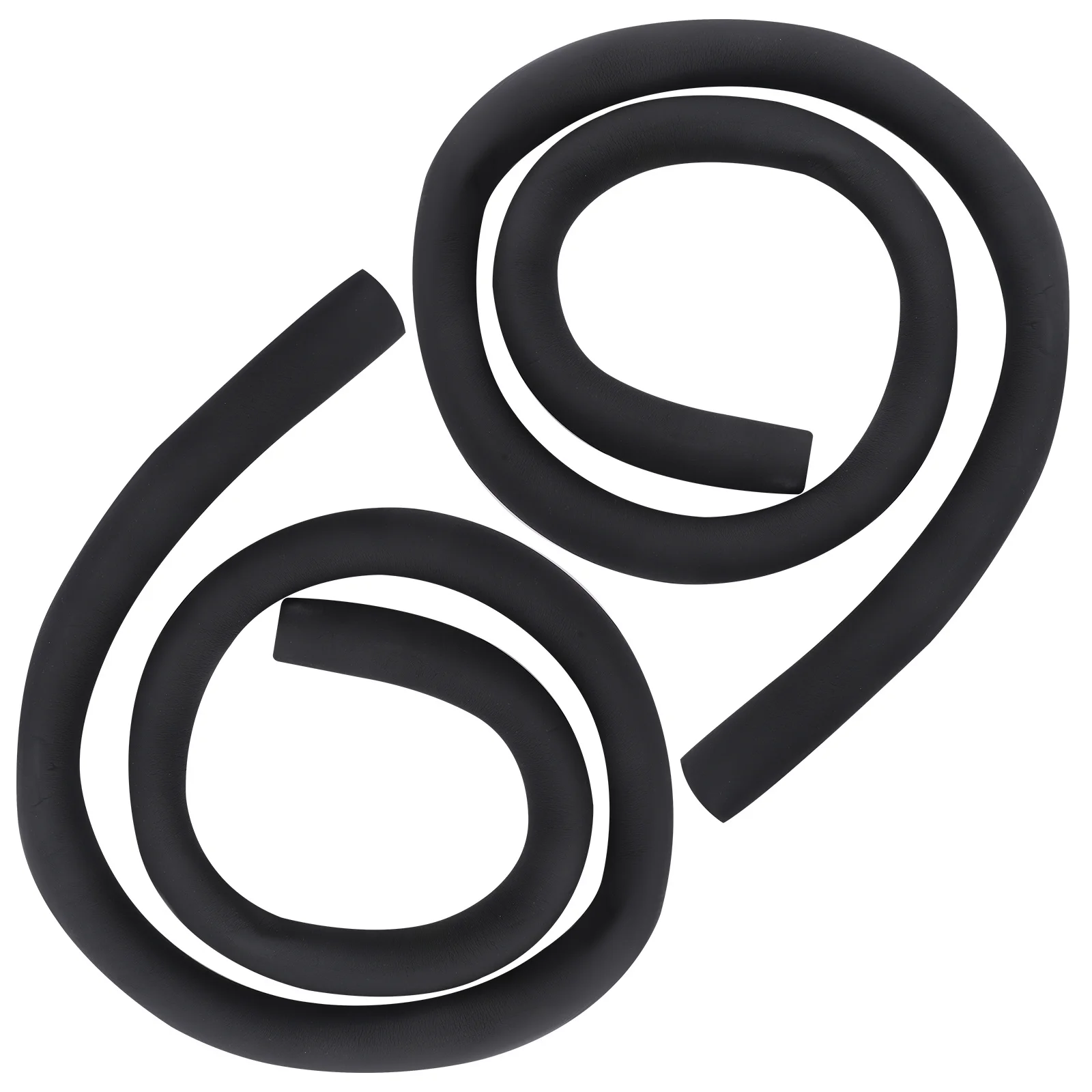 2 قطعة أنبوب إسفنجي عازل كم عالي الكثافة حراري للخارجية خرطوم مياه داخلي مكيف الهواء أنابيب الشمسية التفاف #2