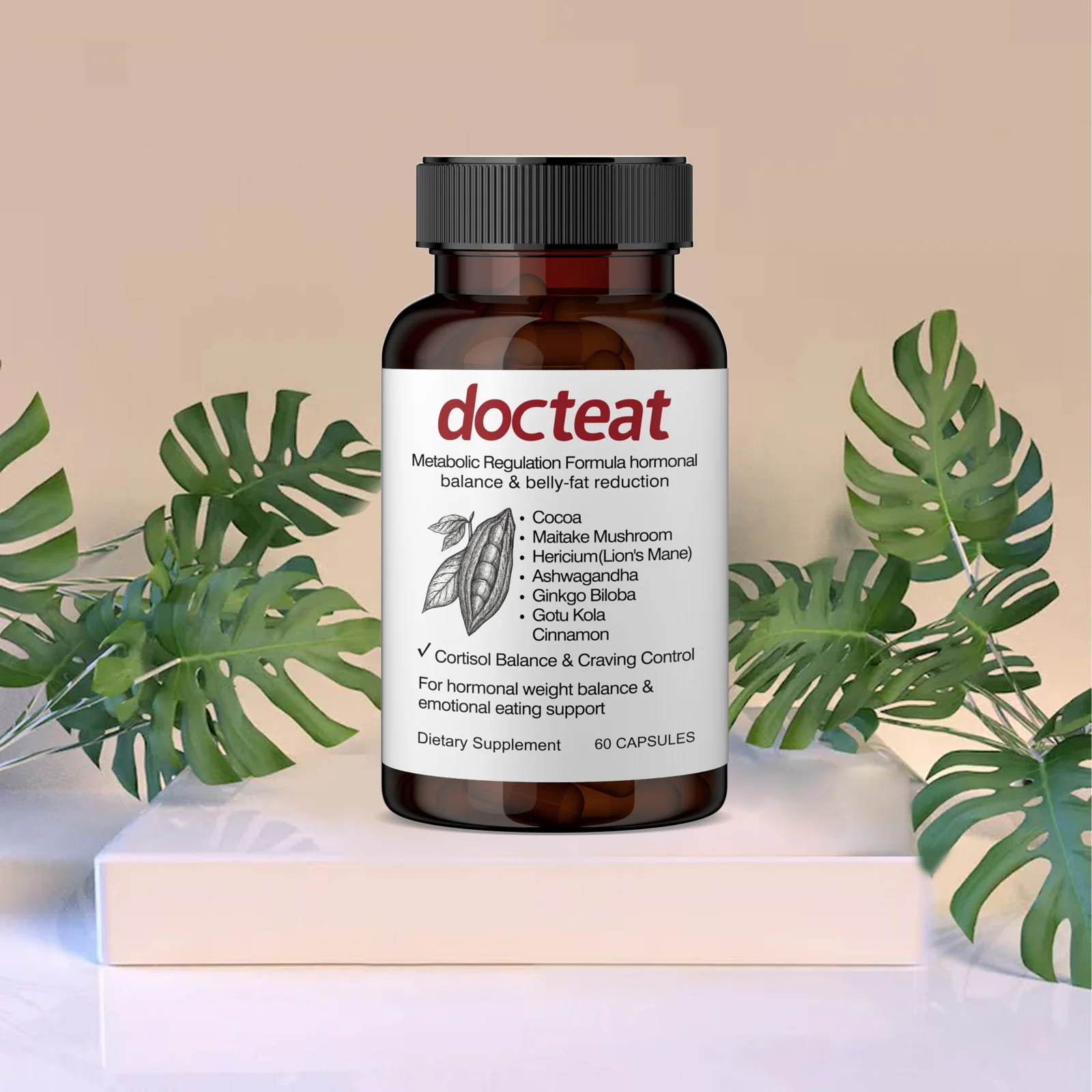 Capsules de soins du corps avec plusieurs ingrédients végétaux, fusion pour soins des femmes, supplément alimentaire équilibré