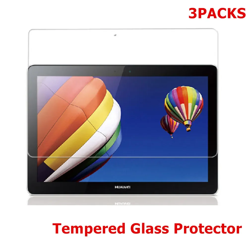 

3Piece Mediapad 10 FHD Glass Screen Protectors For Huawei MediaPad 10 FHD 10 Link Tempered Glass Screen Protector