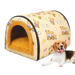 Warm Pet Nest Thermal Nest Pet Kennel Water Resistant Dogs Winter Supplies Soft Bedding House For Camping Living Room Bedroom