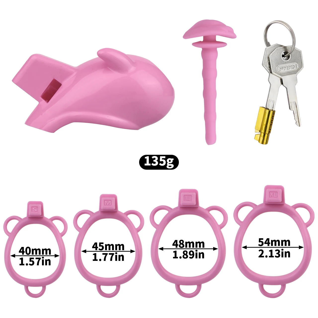 ANOSX ABS Chastity Cage Dengan Imitasi Klitoris Silikon Kateter Plug Penis Ring Cock Lock Cockring BDSM Mainan Seks Untuk Pria