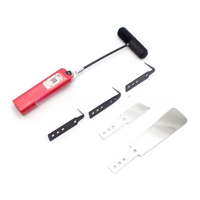 مجموعة أدوات إزالة الزجاج الأمامي للسيارة، ملعقة سحب سريعة التغيير، سكين بارد سريع الإصدار، أداة تفكيك زجاج السيارات