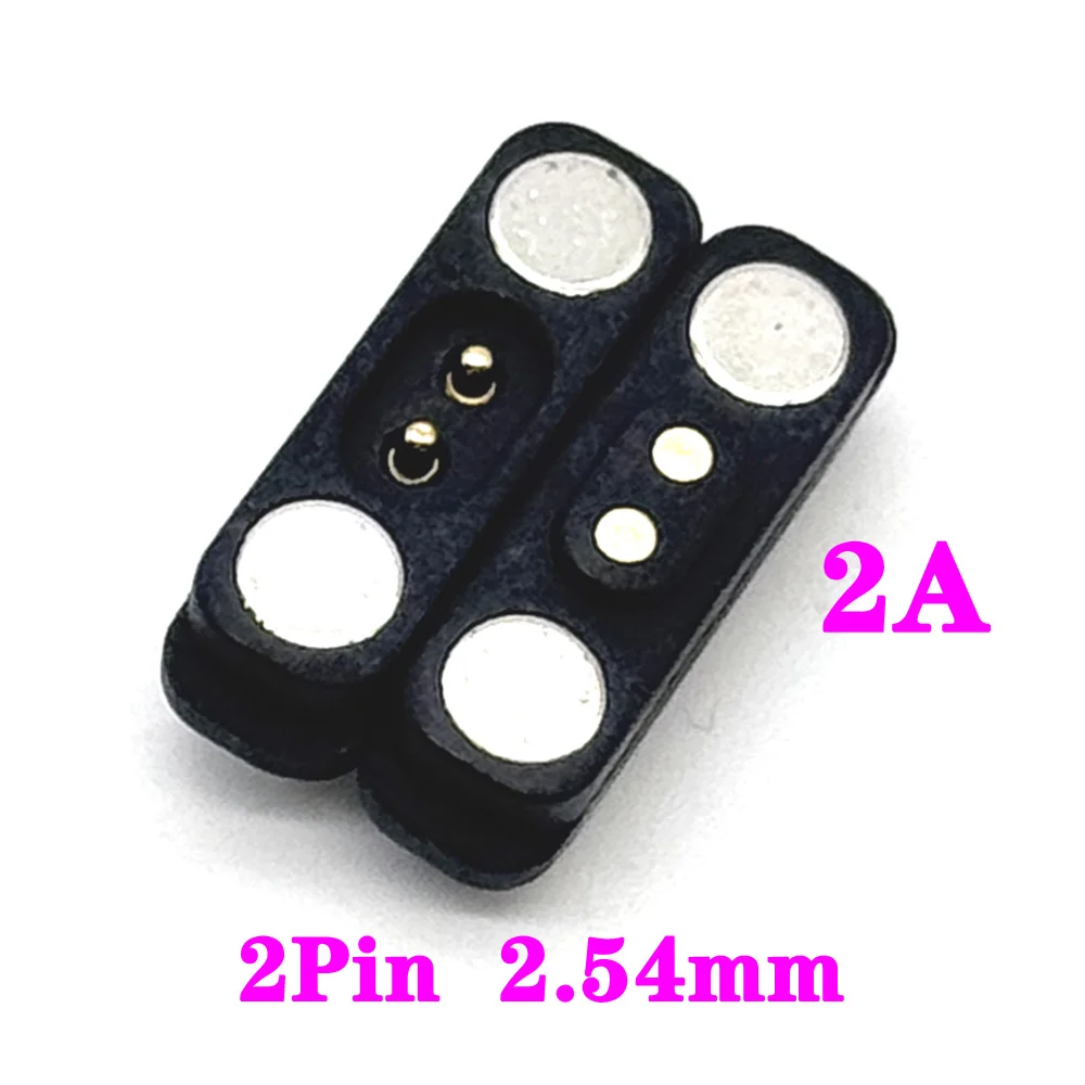 5A 4P wasserdichter DC magnetischer Pogo-Pin-Stecker 36V Pogopin männlich weiblich mit Ohren federbelastete DC-Steckdose