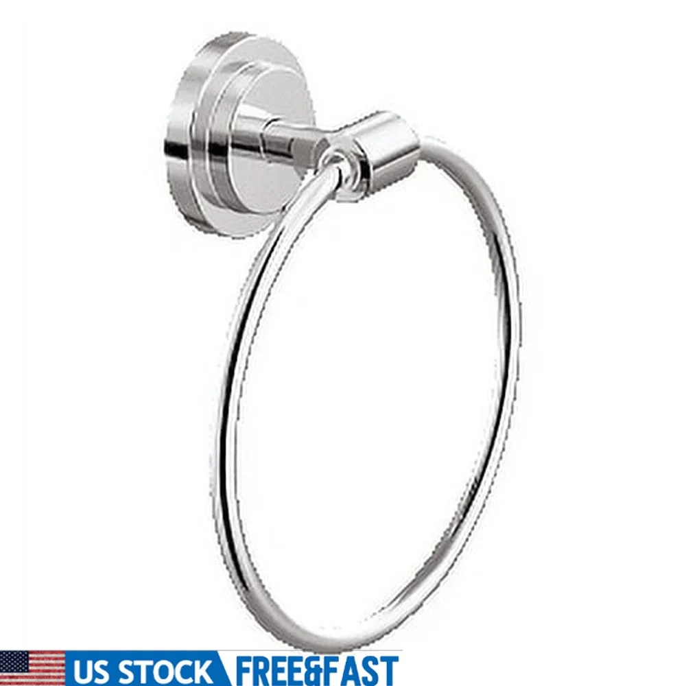 

Настенное кольцо для полотенец Хромированный телескопический дизайн Устойчивость к ржавчине Цинковая конструкция Промышленный минималистский стиль Простая установка