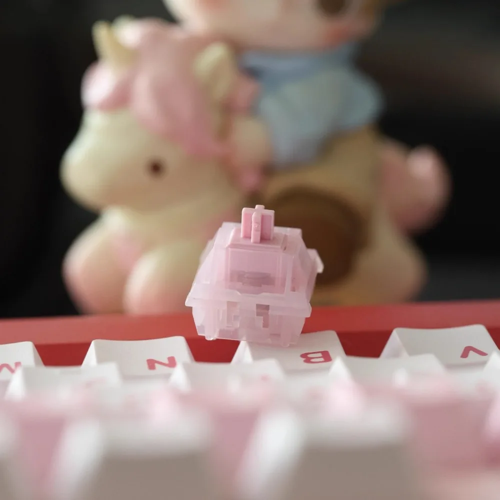 

Little Luck Linear Switch HotSwap Prelubricated 37g/45gTrigger Dull Sound 5PIN Custom Switch for Mechanical Keyboard Accessories