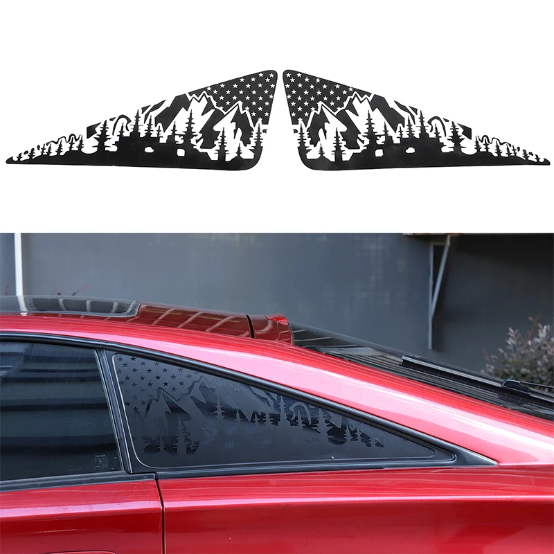 

For Toyota Celica 1999-2005 Car Rear Triangular Glass Decorative Sticker PVC National Flag Car Exterior Decoration Accessories