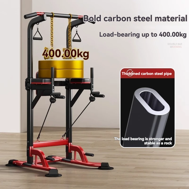 Barra de dominadas de pie, barra de dominadas para el hogar, máquina de dominadas para interiores, adecuada para entrenamiento de rehabilitación para herniati de discos lumbares