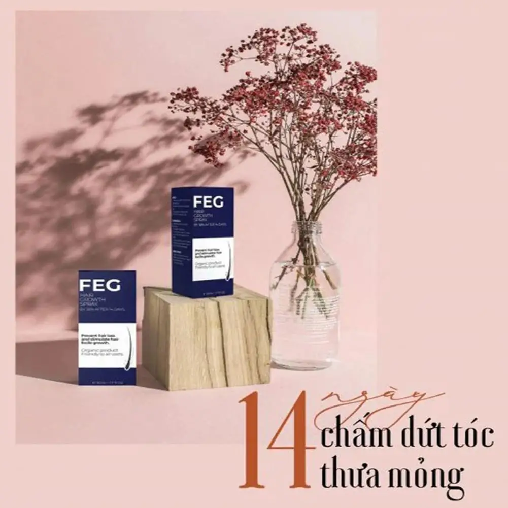 50 مللي FEG الأصلي رذاذ نمو الشعر العضوي مكافحة تساقط الشعر زيت العلاج المنزل العناية بالشعر النفط العناية بالشعر رذاذ مصل لتساقط الشعر