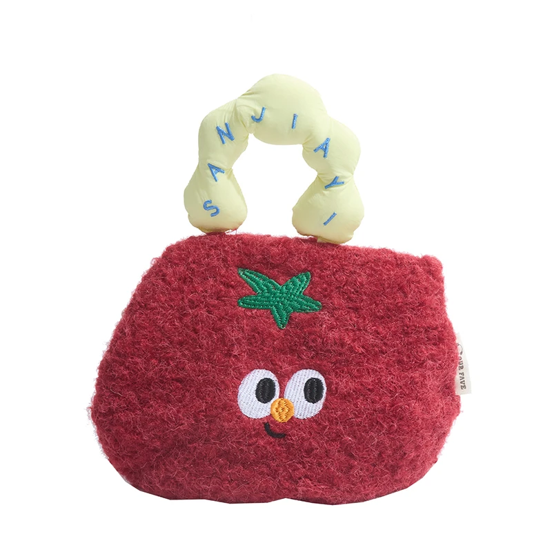 Bolsa de telefone de pelúcia moda bolsa de ombro grande capacidade elegante crossbody saco alça ajustável bonito saco de telefone ao ar livre saco de viagem