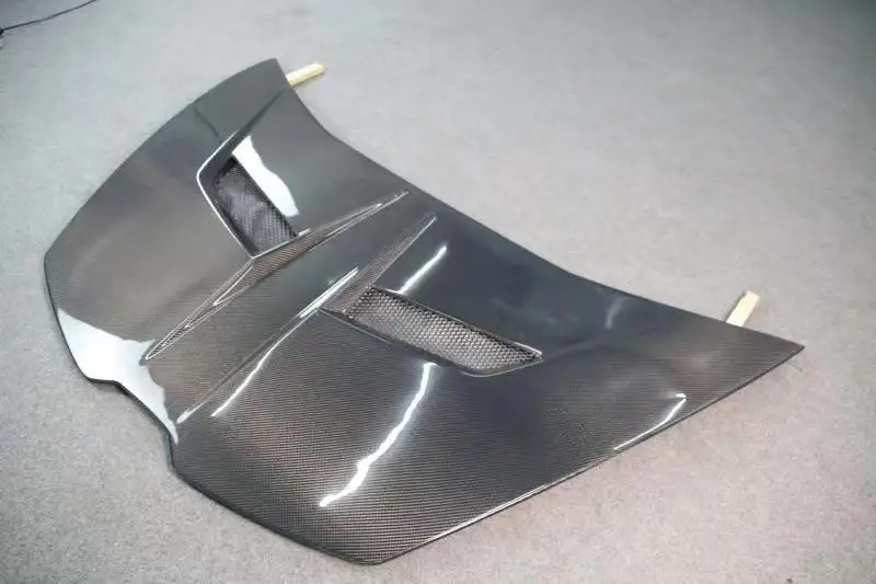 High Quality V Style Carbon Fiber Car Bumpers Body Kit Rear Engine Hood for Huracan LP610 Bonnet