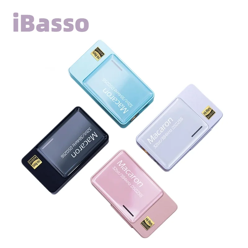 iBasso Macaron Decoder HIFI Portable USB DAC& Headphone Amplifer 2*CS43131 chips 4.4mm+3.5mm PCM 32bit/384khz Native DSD 256x