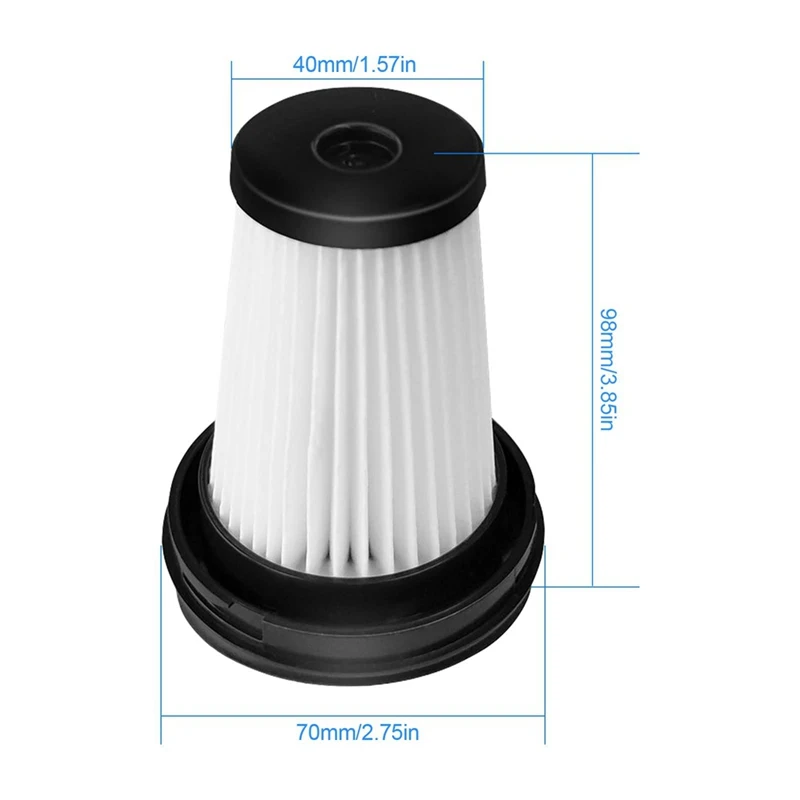 6 шт. фильтр для GRUNDIG Vch9629 Vch9630 Vch9631 Vch9632-детали робота-пылесоса-детали домашней подметальной машины