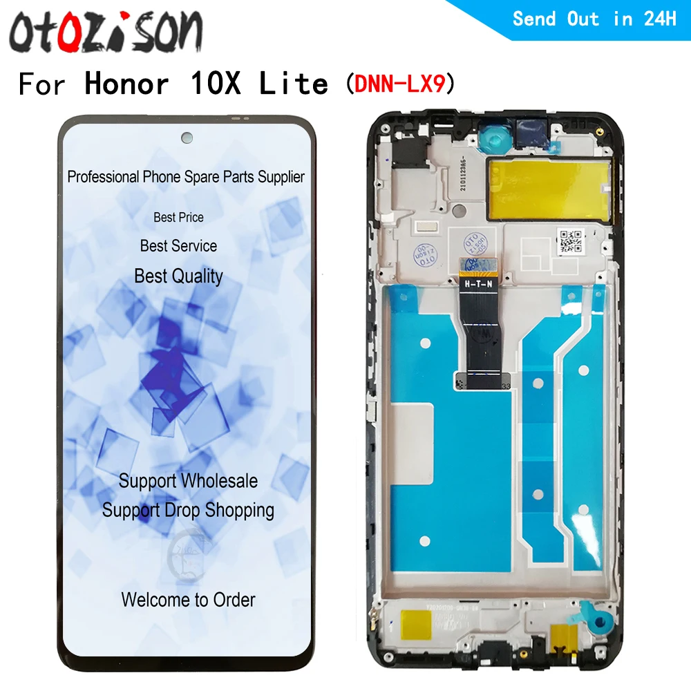 

6.67" IPS LCD For Honor 10X Lite DNN-LX9 LCD Display Touch Screen Digitizer With Frame Assembly For Honor 10X Lite