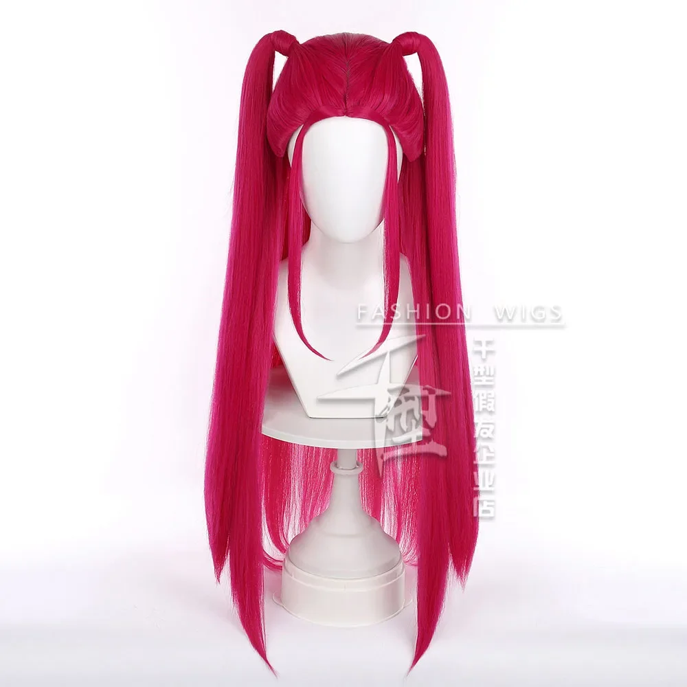 2025 halloween mira cosplay perruques femmes halloween espetáculo chasseurs de démons cosplay perruque 75 cm résistant à la