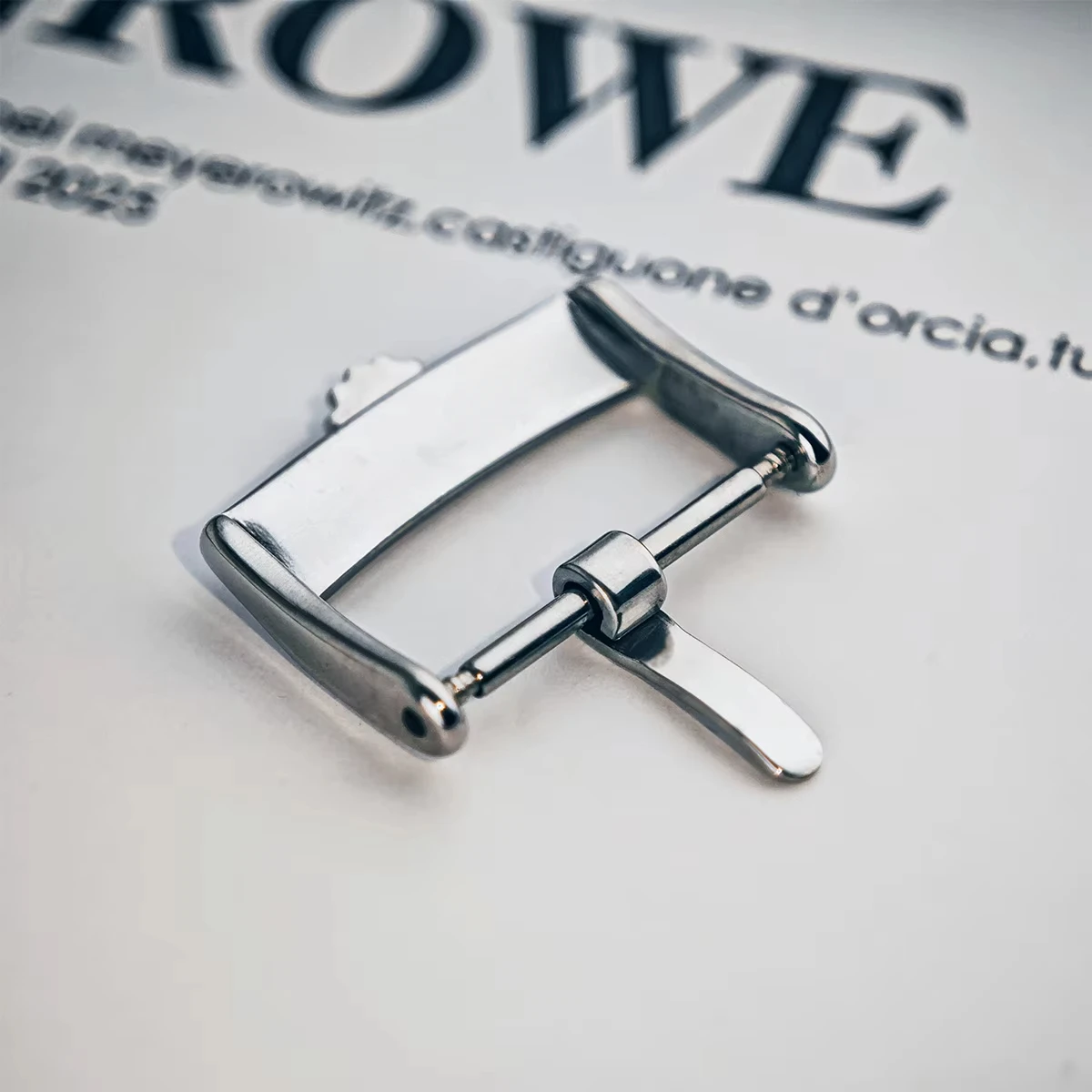 316L Stainless Steel Watch Buckle 16mm 18mm 20mm Fine Polished Clasp Substitute For Rolex Watch Accessories Watch Strap Clasp