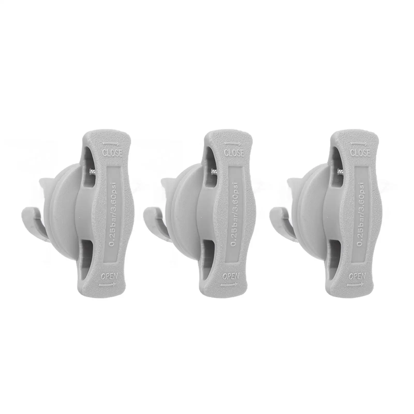 3Pcs Leakproof Inflatable Boat - 8 Teeth PVC Replacement Plug for Kayaks & Rubber Dinghies