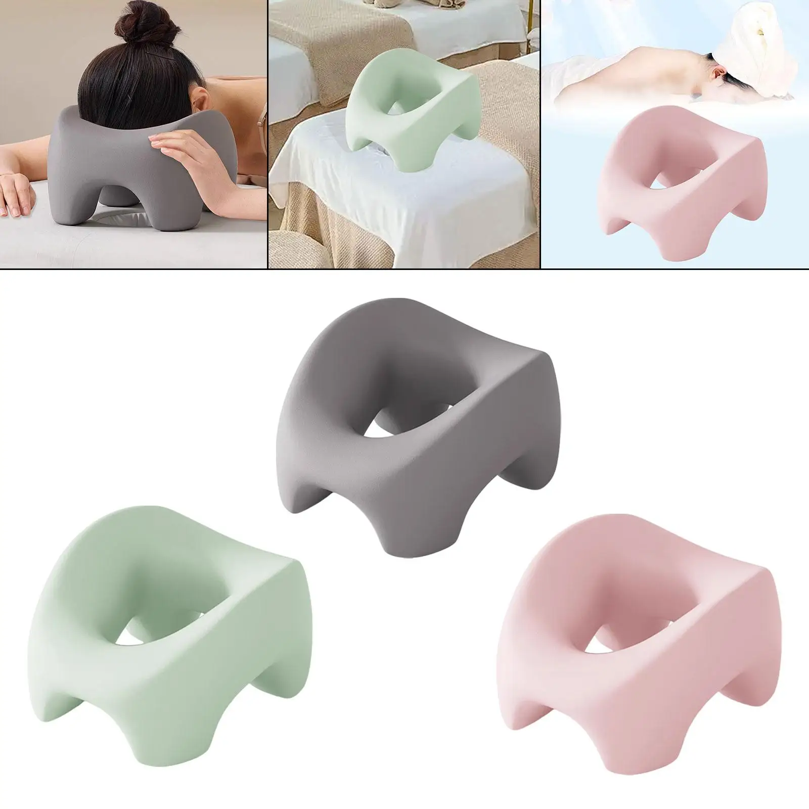 

Face Down Pillow Soft Salon Massage Pillow for Beauty Salon Travel Flights