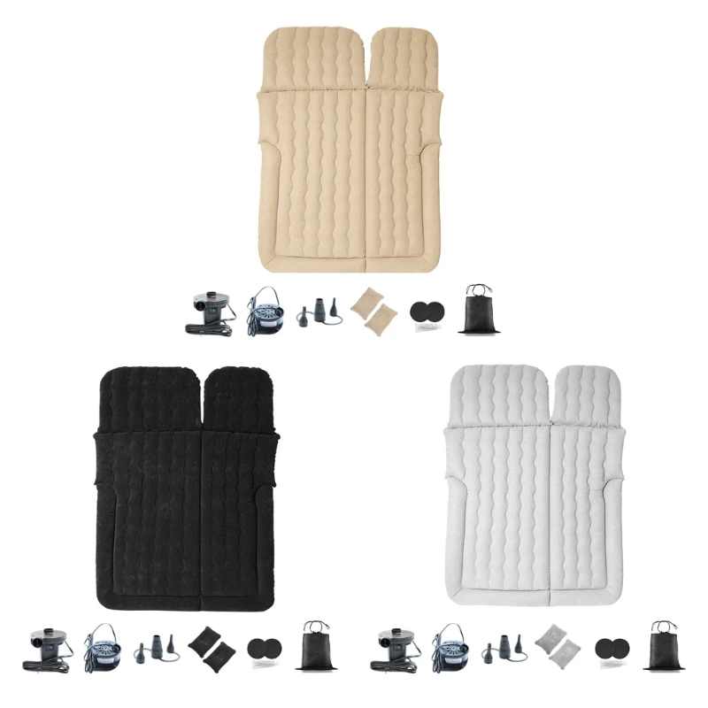 

Car Air Mattress Multifunctional Inflatable Bed Universal for Car SUV Thickened Travel Car Bed Outdoor Camping Mattress