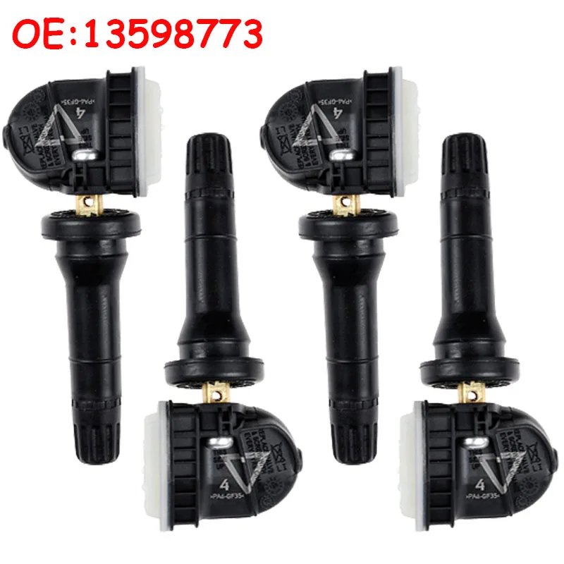 

4Pcs 13598773 TPMS Tire Pressure Sensor For Cadillac XT4/3/5 Opel Antaral Mokka Astra Vauxhall Antara Chevrolet Traverse