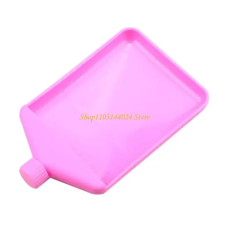 

N5KE Set of 2 Jewelry Bead Organizers Tray Beads Tool Bead Pouring Tray Bead Sorting Tray Bead Handling Accessory for Beads