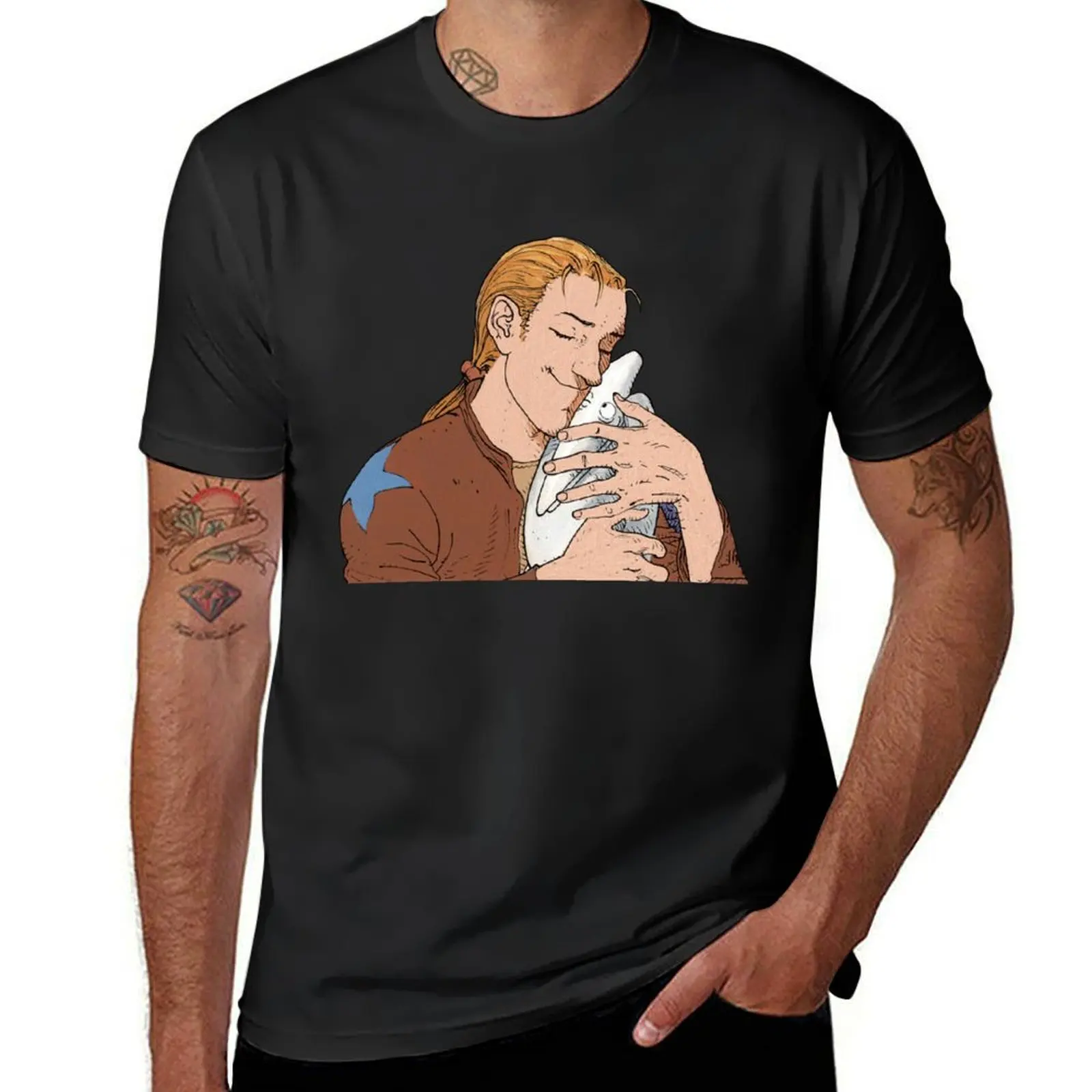 

the incal,moebius,jodorowsky,hq,john difool,animal,deepo,comic,hug,surrealism,trascendence,psychadelic,scifi T-Shirt