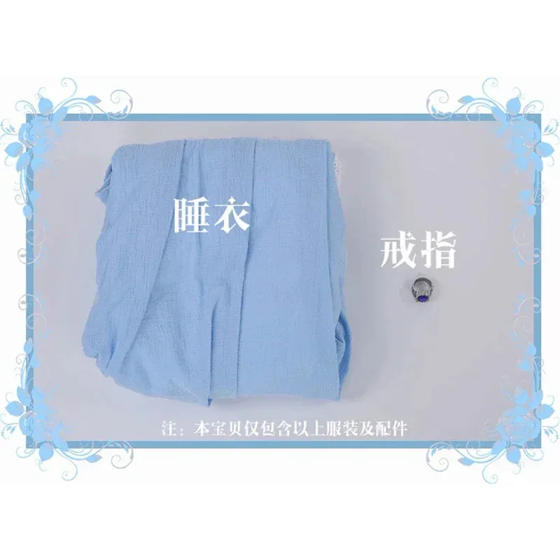 Agcos 블랙 버틀러 Ciel Phantomhive 코스프레 의상 여성 러블리 드레스 ciphanel tomhive nightdress 2025 Hot Sale