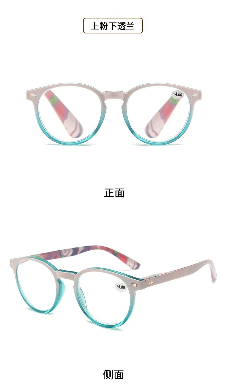 +1,0 ~ +4,0 Reissägel-Lesebrille, einfacher trendiger Stil, Federbrillenbeine, neutraler Stil, Lesebrille mit stabilen Scharnieren – Detail 11