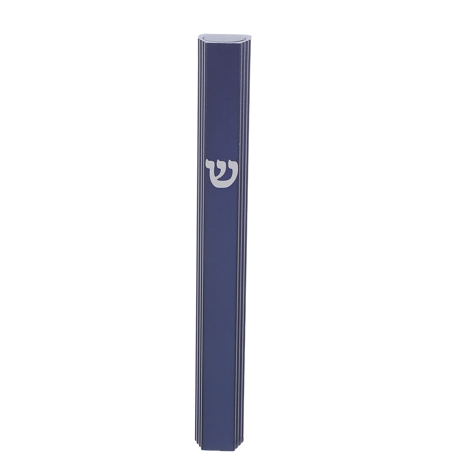 Aluminum Alloy Mezuzah Case 12.5cm Elegant Judaica Door Accessory No-Hole Adhesive Mount Parchment Holder Jewish Tradition