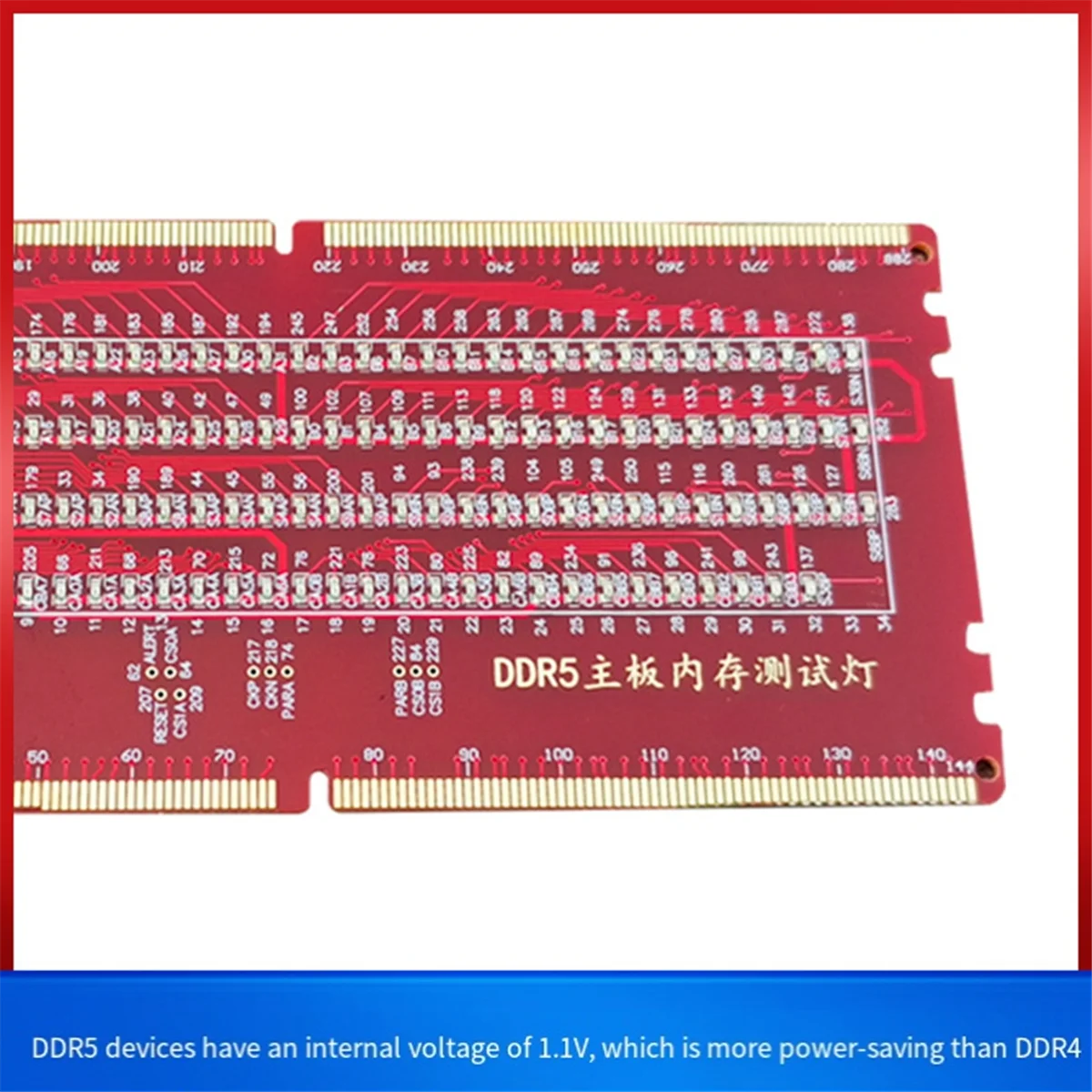 DDR5 Memory Slot Tester Wide Compatibility DDR5 Memory Tester for Memory Computer Repair