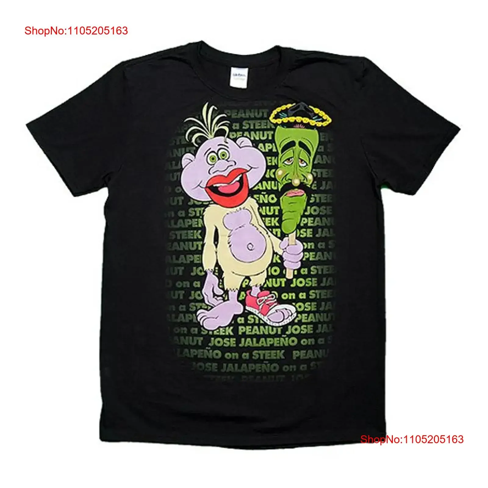 Jeff Dunham Peanut and Jose Jalapeno on a STEEK T shirt S 5XL vintage Washed Top For Everyday Wear Casual Soft designer clothes
