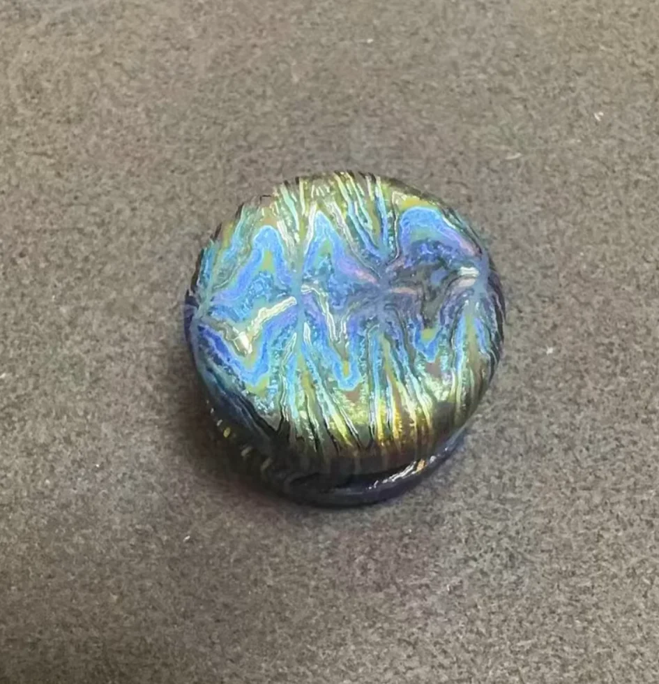 تستخدم EDC NJT zircuti لهب نمط زر طبق سبينر تململ لعبة الضغط #1