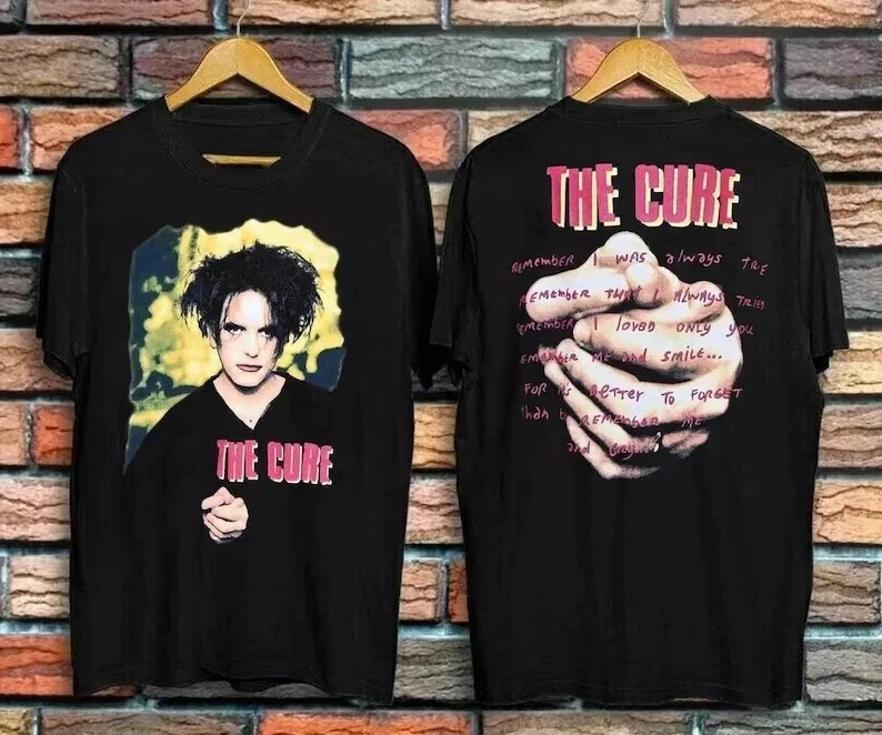 تي شيرت عتيق 1996 The Cure Wild Mood Swings Robert Smith تي شيرت فاخر عالي الجودة لكل من الرجال والنساء Y2k #1
