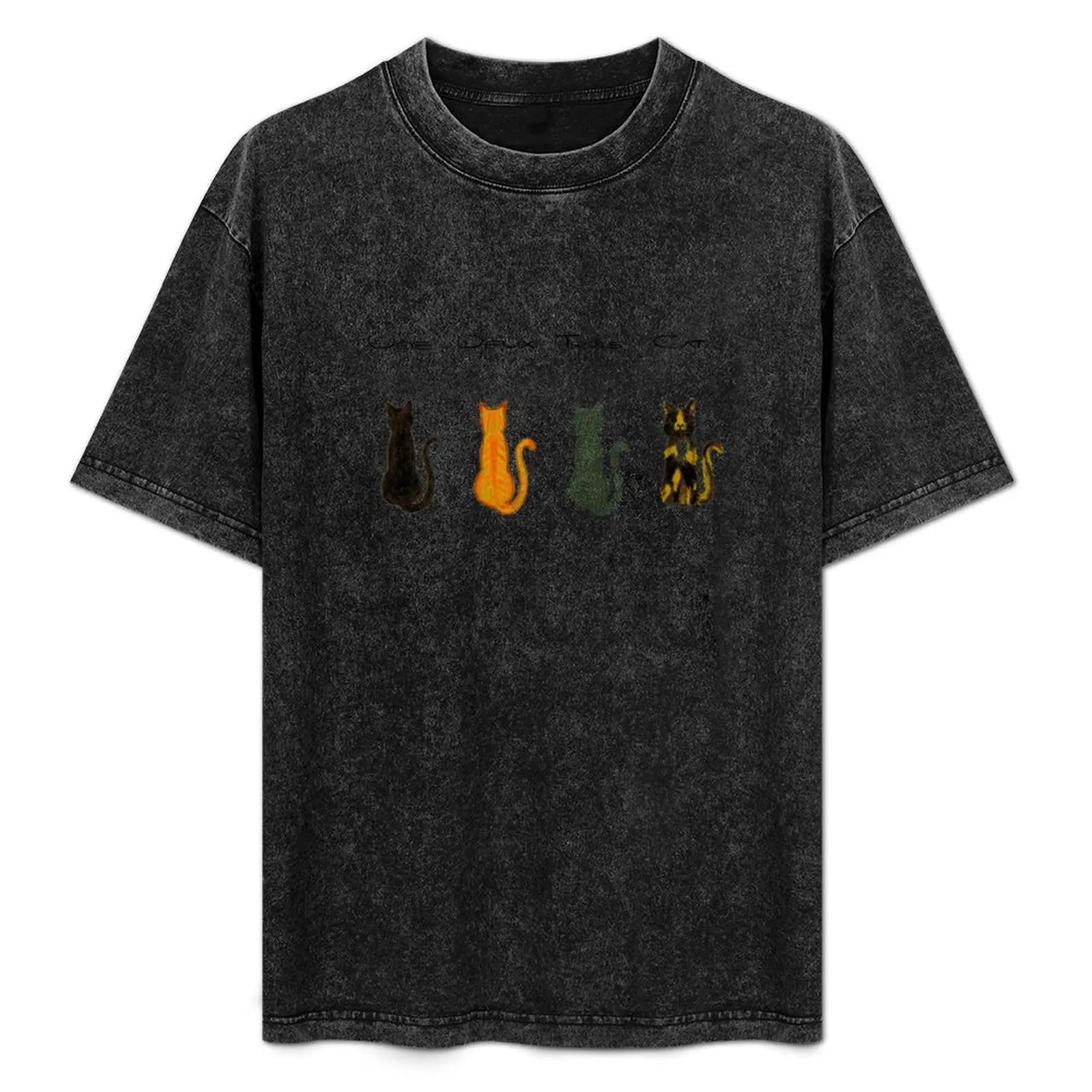 

Une, Deux, Trois, Cat T-Shirt Fashion Casual Short Sleeve Top