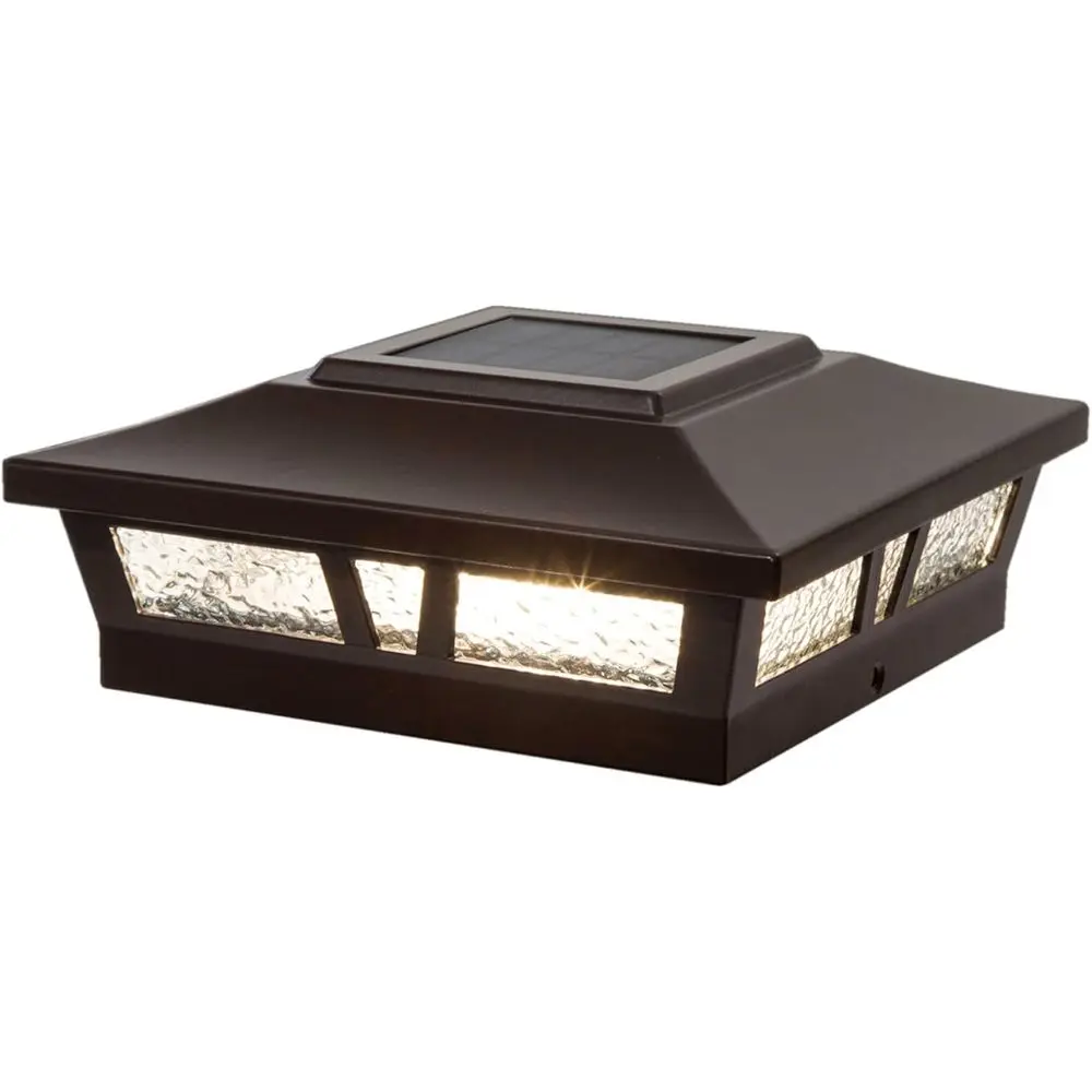 

SLX772C 6x6 Brown rd r Post – Высокопроизводительное освещение, 2 светодиода, прочный литой корпус, декоративная стеклянная линза, простая установка своими руками, размер 6x6 дюймов, 5.5