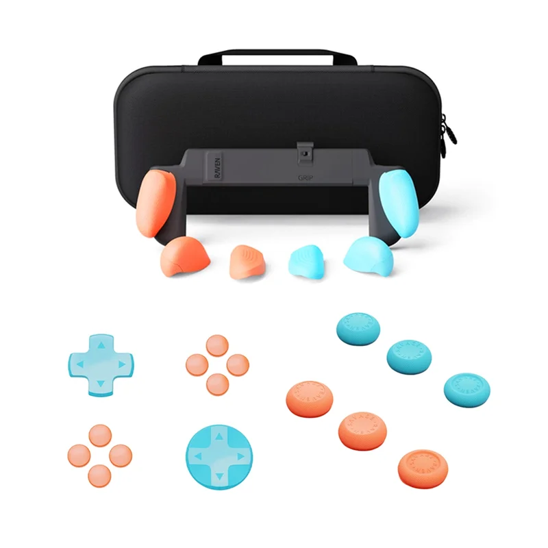 

T23C для консоли Switch 2 NSW2: Накладки на джойстики Neo Grip Joy-Con и защитный чехол в комплекте