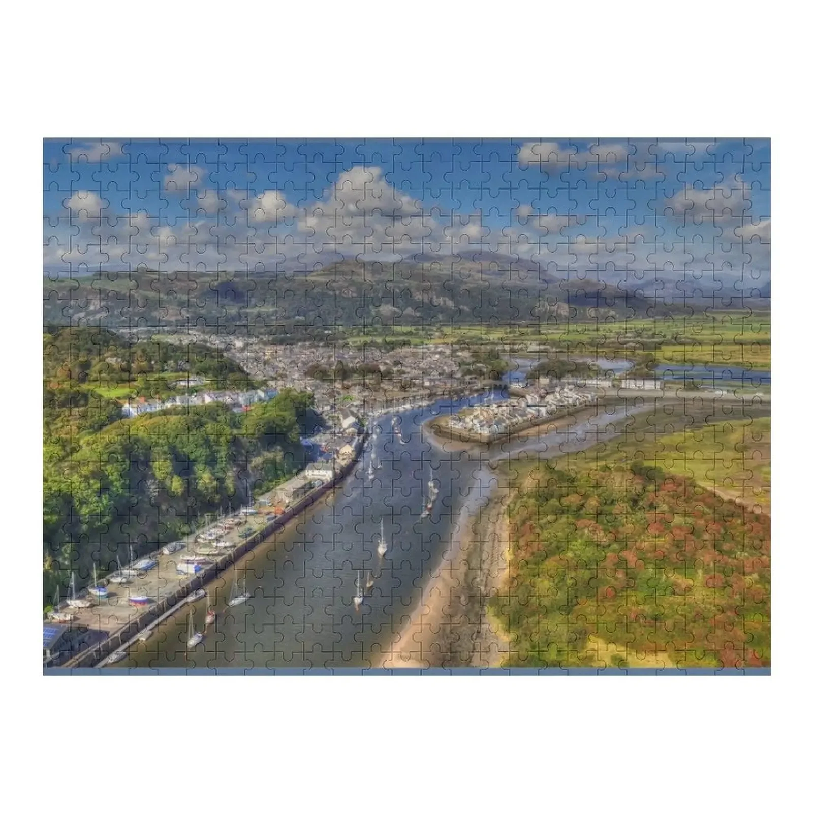 

Glaslyn Estuary Jigsaw Puzzle Wooden Name Personalized Baby Object Name Wooden Toy Christmas Gifts Puzzle