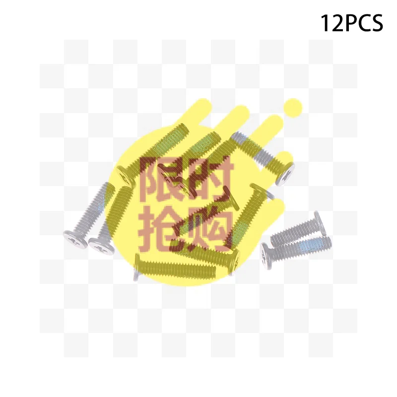 12PCS 0.47in Laptop Lower Bottom Base Cover Case Screws For TUF Gaming A15 FA507 FX507 FA507RF FA507RW FA507RM FA507RR FA507RC