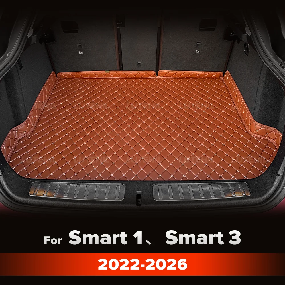 

Для Smart Samuel Smart 3 2022-2026 25 24 23 Коврик в багажник автомобиля на заказ, противогрязный коврик, защитный коврик, вкладыш для багажника, автомобильные аксессуары для интерьера