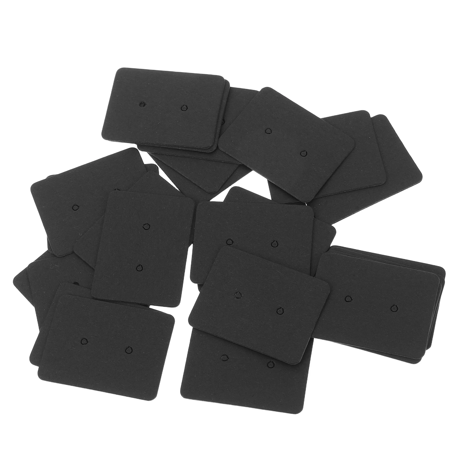 

300pcs Display Cards For Jewelry Packaging: Kraft Paper Earring Holder Tags Blank Diy Crafts Retail Selling Studs Cardboard