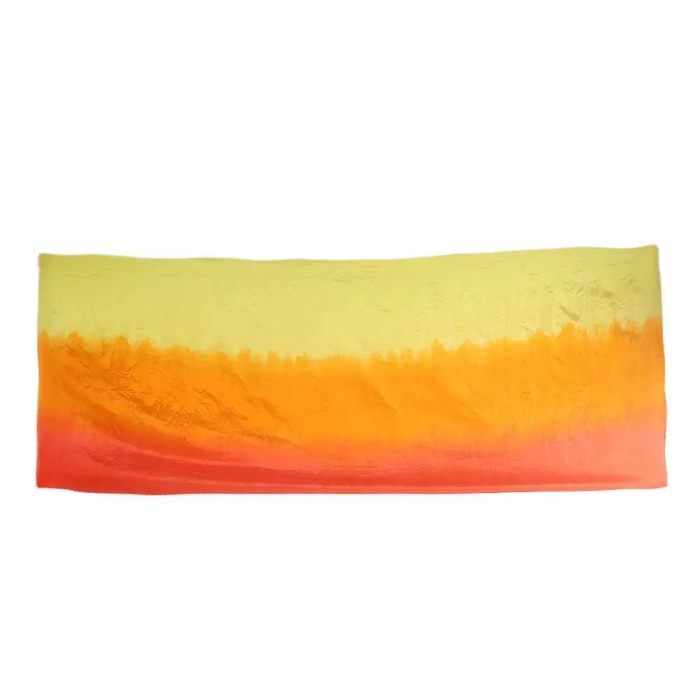 200cm x 80cm Performance danse couleur unie Texture claire voile châles femmes écharpe Costumes accessoires voiles de danse du ventre